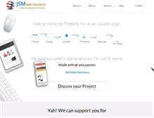 Tablet Screenshot of jsmwebsolutions.com